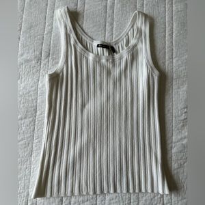 Ribbed knit tank top